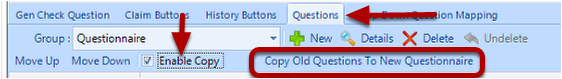 You can copy the Text and check box answers across to the simple answers in the main questions tab