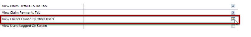 Edit View Clients Owned By Other Users 