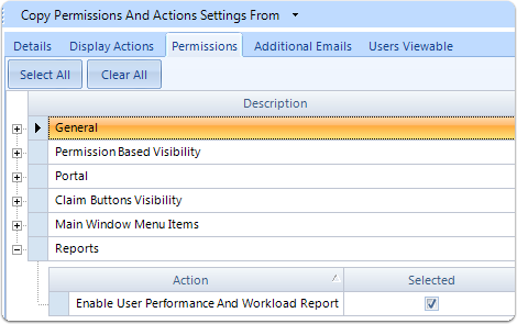 Ensure The \"Enable User Performance And Workload Report\" Permission is set
