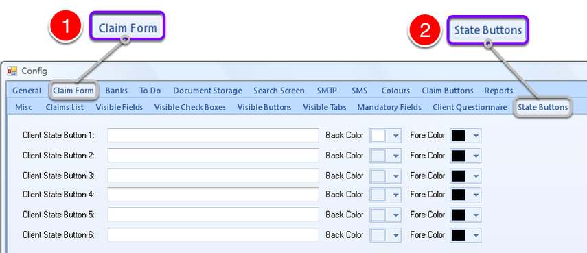 Open State Buttons Window