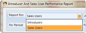Select the Sales User option