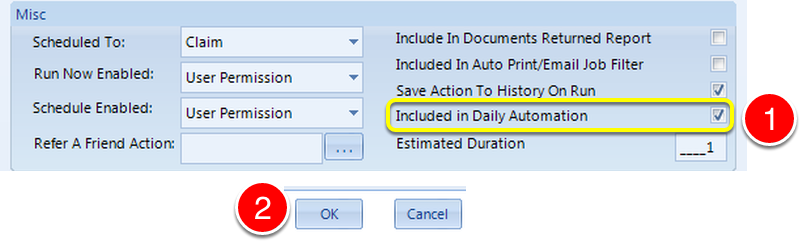 Tick the Check box