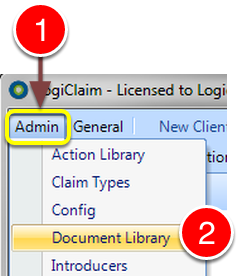 Open the Document Library