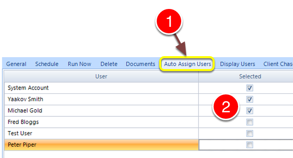 Auto Assign Users