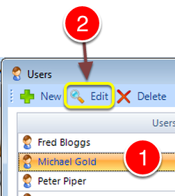 Edit the User