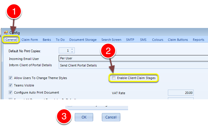 Change the setting