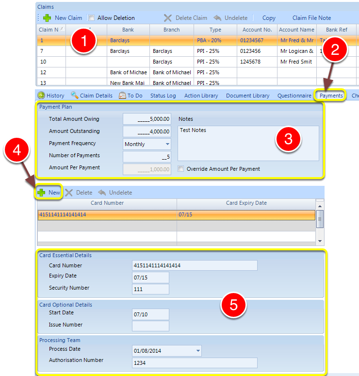Add the Plan details