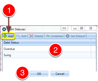Add a new Status