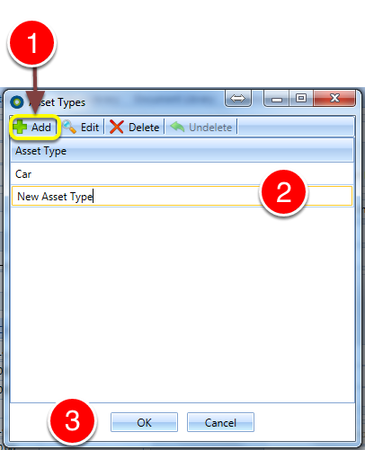 Create a new Asset Type