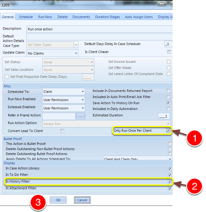 Change the setting