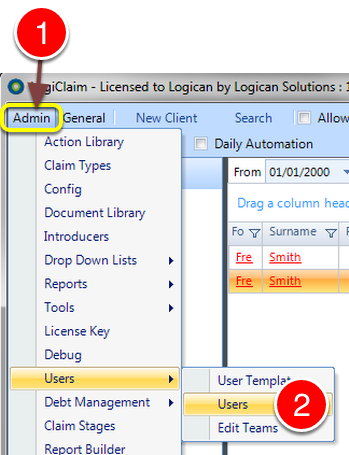 Select a User