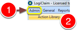 Open the Action Library