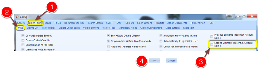 Change the setting
