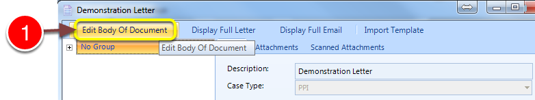 Open the document in word