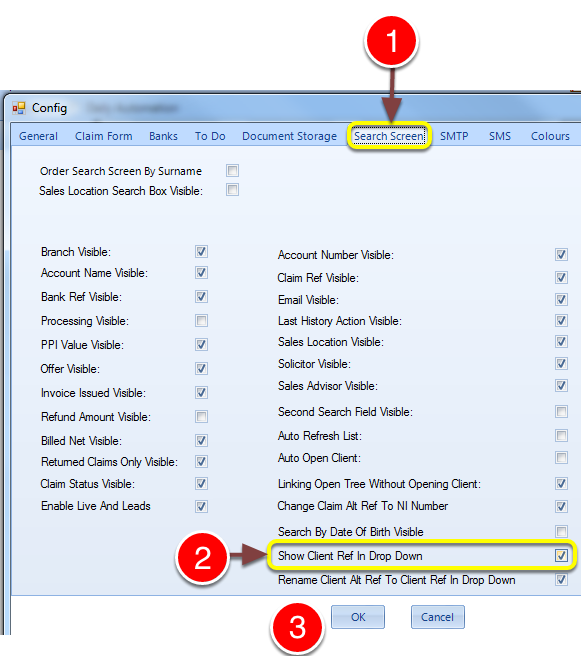 Change the setting