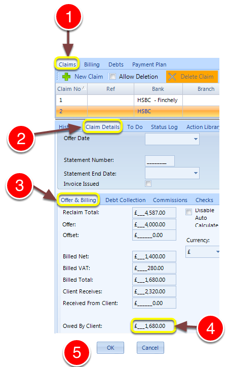 Enter the Offer and Billing information