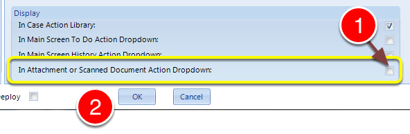 Set the Attachment tick box