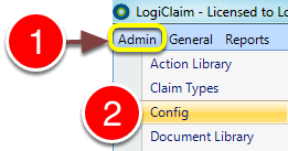 Open the Config window