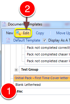 Open the Required Document