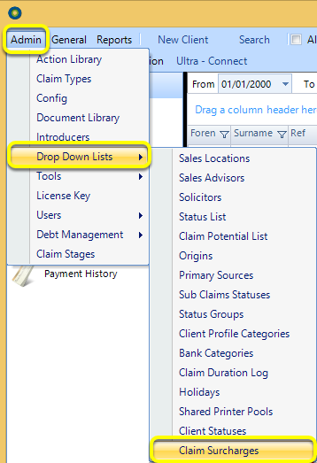 Drop Down Lists