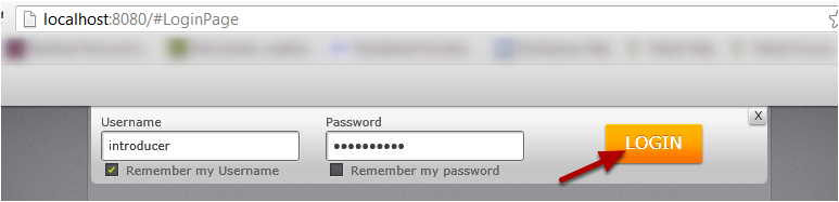 Log on to the portal