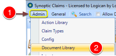 Open the Document Library