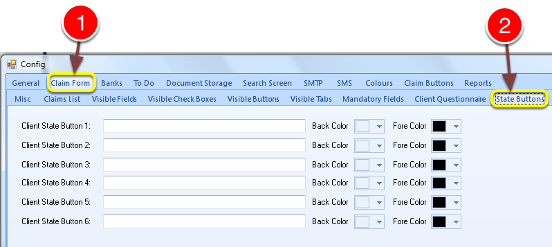 Open State Buttons Window