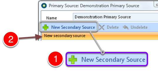 Add a Secondary Source