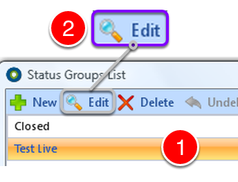 Change a Status Group