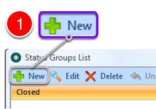 Create a New Status Group