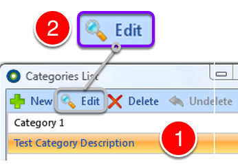 Edit a Client Profile Category
