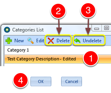 Delete a Client Profile Category