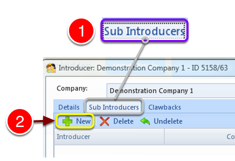 Add a Sub Introducer