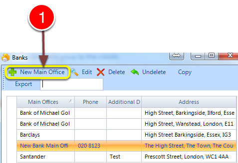 Add a Main Office