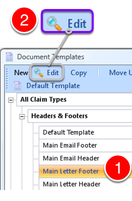 Select Document for Editing