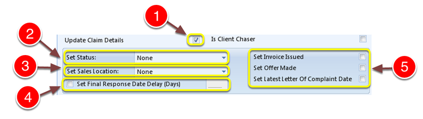 Update Claim Details - Only if Required