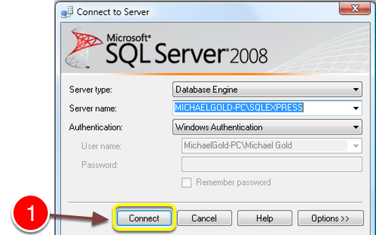 Connect to the Database