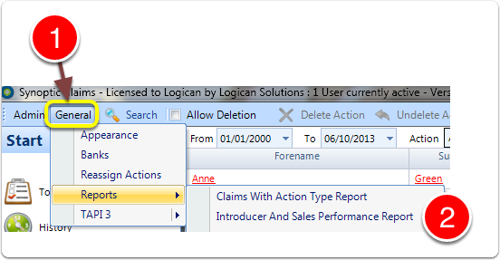 Open the Report 