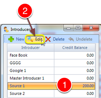 Edit a Introducer