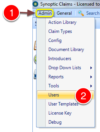 Open the Edit User window