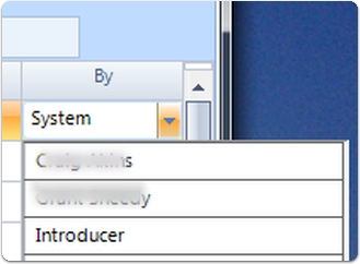 Both must be ticked to allow the history user to be changed directly from within the history list