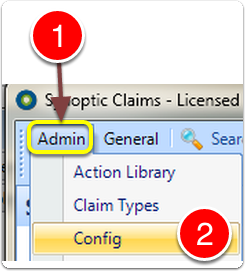Open the Config window