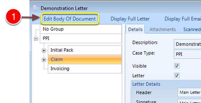 Type the Document