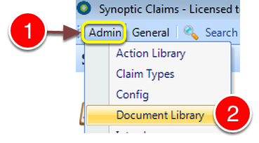Open the Document Library
