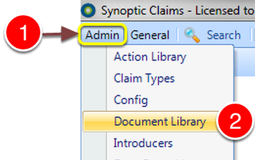 Open the Document Library