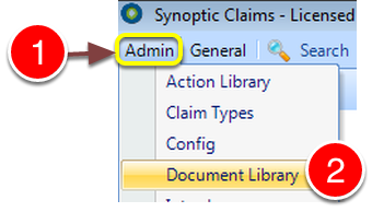 Open the Document Library