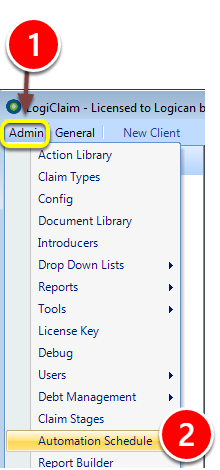 Create the Schedule