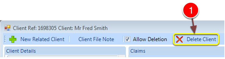 Perform the Deletion