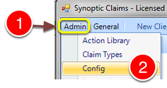 Open the Config Menu