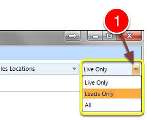 Select the required Option